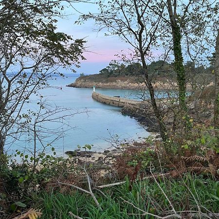 Tres Bel Appartement Vue Mer Avec Piscine Douarnenez Kültér fotó