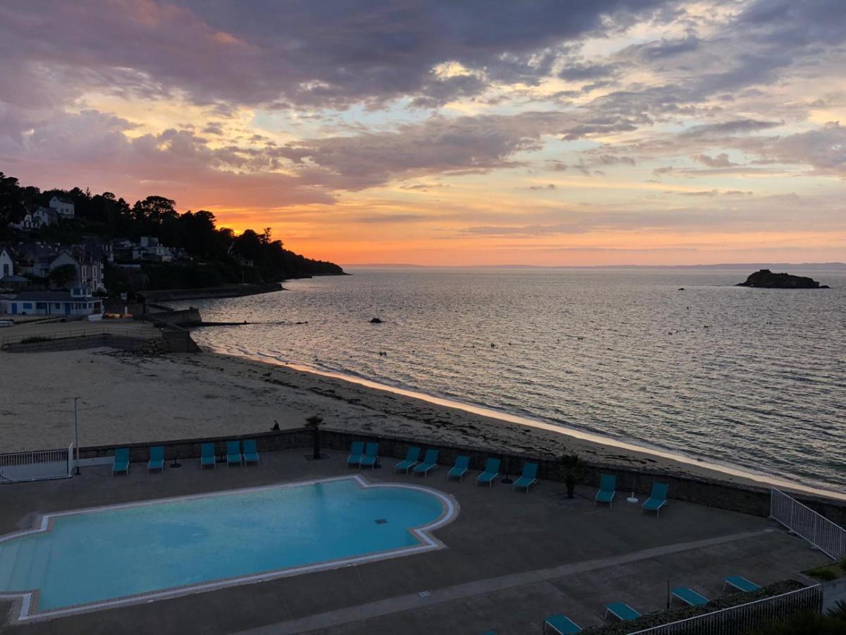 Tres Bel Appartement Vue Mer Avec Piscine Douarnenez Kültér fotó