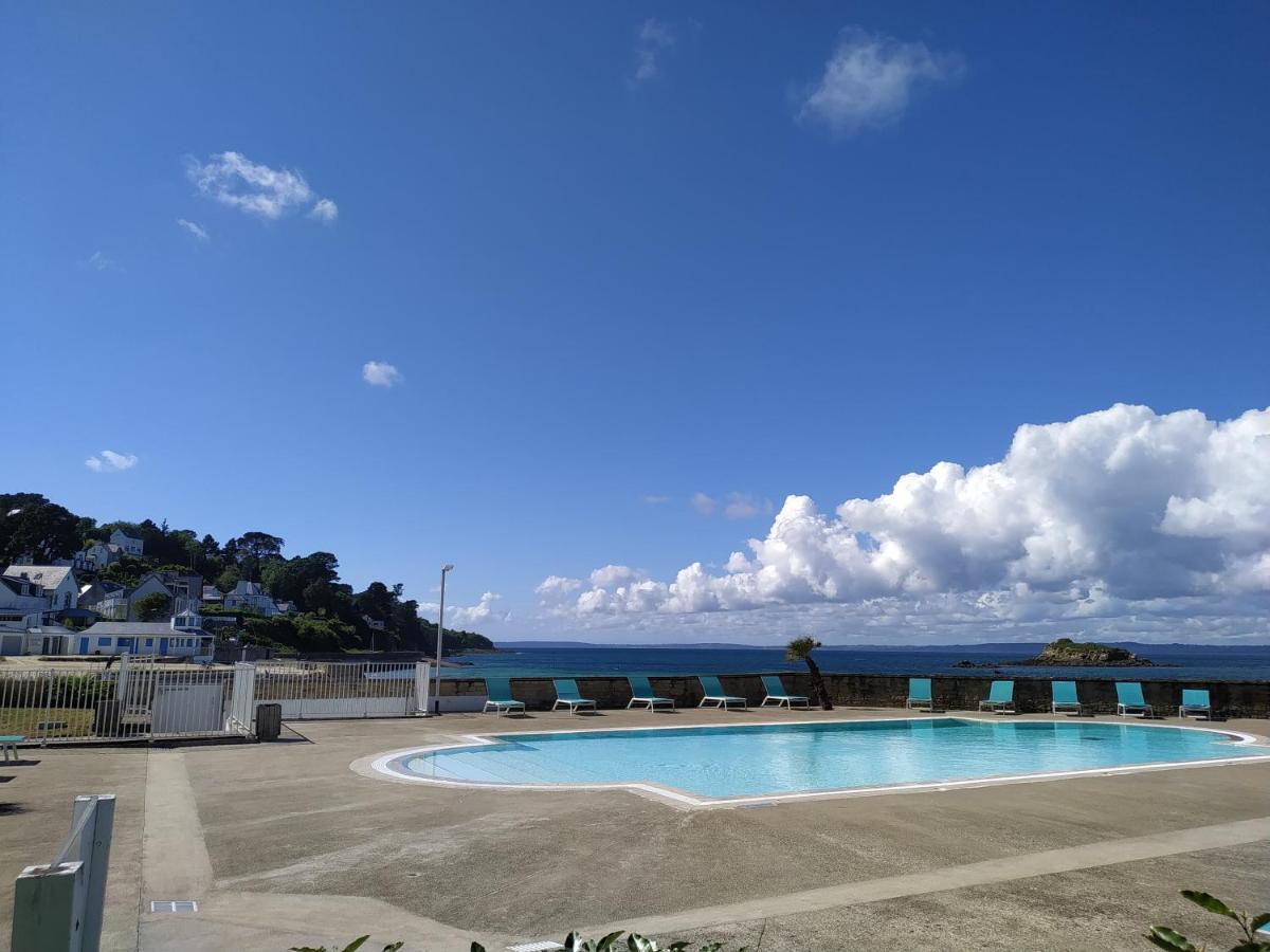 Tres Bel Appartement Vue Mer Avec Piscine Douarnenez Kültér fotó